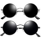 Óculos de sol Joopin Round, pacote com 2 unidades polarizadas UV400 para homens e mulheres