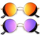 Óculos de sol Joopin Small Round Circle Polarized UV400 Vermelho Roxo
