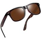 Óculos de sol Joopin Square Polarized Retro UV400 Tortoise Brown