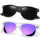 Óculos de sol Joopin Square Polarized UV400 Protection Black Óculos de sol Joopin Square Polarized UV400 Protection Black