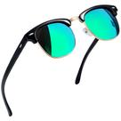Óculos de sol Joopin Trendy Semi Rimless Polarizados UV400 Green Óculos de sol Joopin Trendy Semi Rimless Polarizados UV400 Green