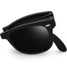 Óculos de sol Joopin Trendy Square Folding Retro UV400 Black Óculos de sol Joopin Trendy Square Folding Retro UV400 Black
