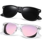 Óculos de sol Joopin Trendy Square Polarized UV400 para mulheres e homens Óculos de sol Joopin Trendy Square Polarized UV400 para mulheres e homens