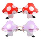 Óculos de sol JOVAKIT Mushroom femininos masculinos vintage sem aro