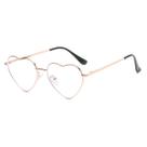 Óculos de sol JOVAKIT Polarized Heart para mulheres com moldura em ouro rosa