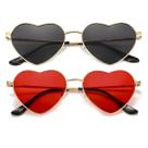 Óculos de sol JOVAKIT Polarized Heart para mulheres dourado/cinza + ouro/vermelho Óculos de sol JOVAKIT Polarized Heart para mulheres dourado/cinza + ouro/vermelho