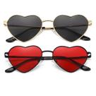 Óculos de sol JOVAKIT Polarized Heart para mulheres dourado/cinza + preto/vermelho Óculos de sol JOVAKIT Polarized Heart para mulheres dourado/cinza + preto/vermelho