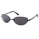Óculos de sol JUDOO Y2K Rimless Oval 62mm UV400