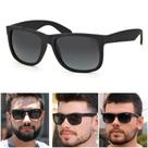 Óculos De Sol Justin 4165 Clássico Preto Unissex Proteção UV400 Oferta