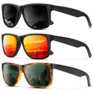 Óculos de sol KALIYADI Polarized UV400 Protection, pacote com 3