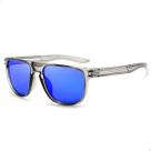 Óculos de sol Kdeam lente espelhada original antirreflexo, polarizado e UV 400 Masculino/Feminino