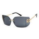Óculos de sol KENBO Futuristic Rimless Y2K Fashion Shield -C1