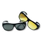 Óculos de sol, lentes HD Vision, dia e noite, 2 pares