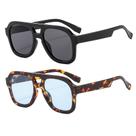 Óculos de Sol Long Keeper Retro Piloto com Dupla Ponte UV400 2 Unidades