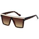 Óculos de sol LYZOIT Square Oversized para mulheres e homens UV400