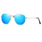 Óculos de Sol Masculino BARCUR Clássico Retro Hexágono Metal Frame Proteção uv400 Óculos de Sol Unissex