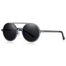 Óculos de Sol Masculino BARCUR Retrô de Alumínio Vintage Steampunk Proteção uv400 Unissex