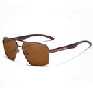 Óculos De Sol Masculino Design Alumínio Lente Espelho Polarizada Uv400