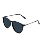 Óculos de Sol Masculino E Feminino Da Moda Redondo Proteção UV400 Acompanha Case