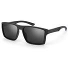 Óculos de Sol Masculino Esportivo Polarizado UV400 Preto Village Heaven 6270
