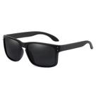 Óculos De Sol Masculino Feminino Esportivo Polarizado UV400 Quadrado Preto Q735
