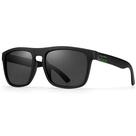 Óculos de Sol Masculino Formato Quadrado Lente Preta Polarizado Proteção UV400 Bloqueio Total UV Armação Preto Fosco Moderno Village Heaven 1034 C1 Óculos de Sol Masculino Formato Quadrado Lente Preta Polarizado Proteção UV400 Bloqueio Total UV Armação Preto Fosco Moderno Village Heaven 1034 C1
