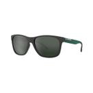 Óculos de Sol Masculino HB Underground Matte Black And Green