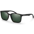Óculos de Sol Masculino Lente Polarizada Com Proteção UV400 Verde Escuro Armação Preto Fosco Formato Quadrado Uso Casual Esportes Dia a Dia VH 6211