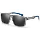 Óculos de Sol Masculino Polarizado Esportivo UV400 Cinza Village Heaven 6270