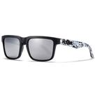 Óculos de Sol Masculino Polarizado Kdeam Street Two Caveira Preto