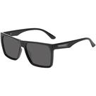 Óculos De Sol Masculino Polarizado Proteção UV400 Formato Quadrado Cor Preto Fosco Alta Qualidade Uso Casual Dia a Dia Original Village Heaven 1415