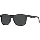 Óculos de Sol Masculino Polarizado Proteção UV400 Formato Redondo Cor Preto Fosco Com Estojo E Flanela Uso Casual Dia a Dia Dirigir Esportes VH 0158