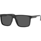 Óculos de Sol Masculino Preto Fosco Quadrado Com Proteção UV400 Filtro Polarizado Visão Confortável Hastes Finas Casual Elegante Village Heaven 0155