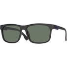 Óculos de Sol Masculino Quadrado Polarizado Com Proteção UV400 Preto e Verde Village Heaven 6284
