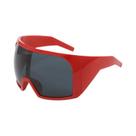 Óculos De Sol Masculinos Oversized UV400, Anti-Vento, Lentes Grandes, Moda Futurista Para Ciclismo E