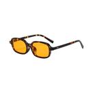 Óculos De Sol Masculinos Retrô Com Armação De Leopardo UV400 Para Caminhada, Lentes Coloridas E