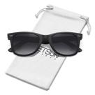 Óculos de sol MEETSUN Classic Retro Square Polarizados UV400 Cinza