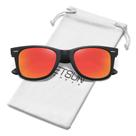Óculos de sol MEETSUN Classic Retro Square Polarizados UV400 Vermelhos