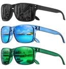Óculos de sol MEETSUN Polarized UV400 Protection, pacote com 3