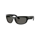 Óculos de Sol Mega Balorama da coleção Blacked Out de AAP Rocky Preto Ray-Ban