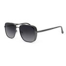 Óculos de Sol Metálico Lente Degradê UV400 Cor:Marrom Óculos de Sol Metálico Lente Degradê UV400 Cor:Marrom