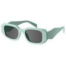 Óculos de sol mosanana Trendy Retangle Avocado Green UV400