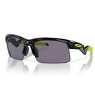 Óculos de Sol Oakley Capacitor Polished Black Prizm Grey - Linha Juvenil