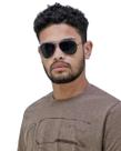 Óculos de Sol Ogochi Masculino Aviador 069500001 Preto