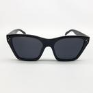 Óculos De Sol Oversized Feminino Polarizado Preto Proteção UV Verão JHV 189