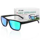 Óculos de sol para golfe Arttodo polarizados e leves com proteção UV