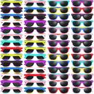 Óculos de sol Party Favors Oleitodh, pacote com 64 unidades, cores neon para crianças Óculos de sol Party Favors Oleitodh, pacote com 64 unidades, cores neon para crianças