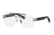 Óculos de sol Philipp Plein VPP 087 M Palladium com preto
