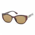 Óculos de Sol PLC com design Gateado Casual com Proteção UV400 Kit contém Case Couro ECO