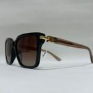Oculos de sol polarizado feminino marrom dourado